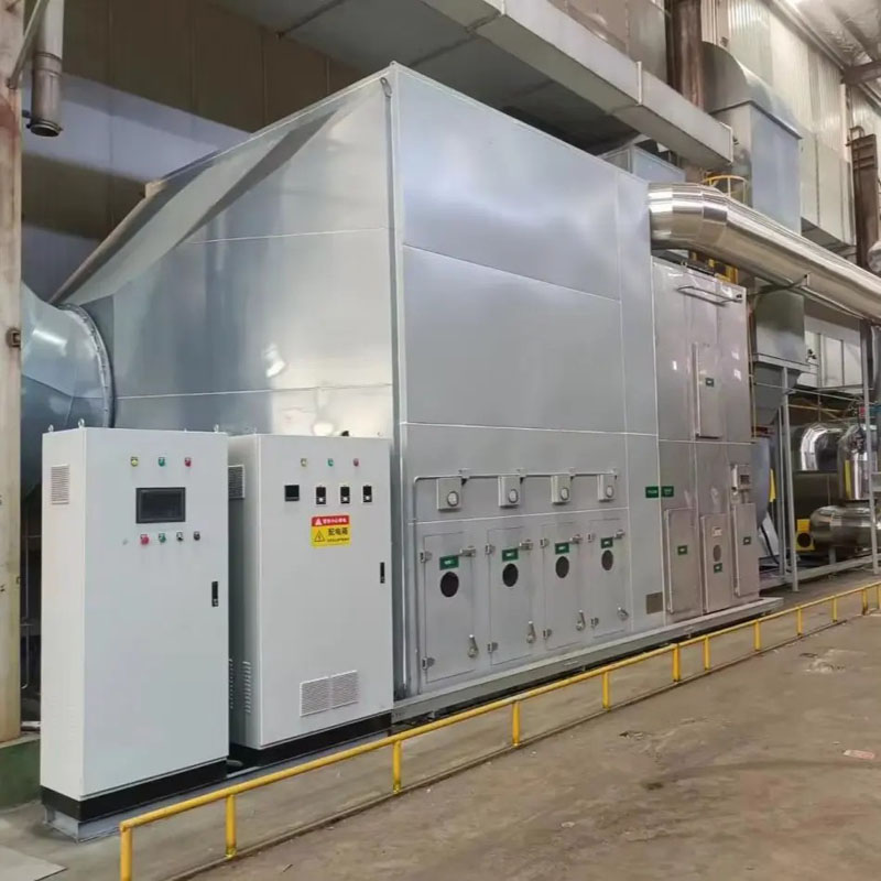 Өнеркәсіптік қалдықтарды газ тазарту жабдықтарының вокстикалық жану принципі